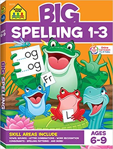 School Zone - Big Spelling Grades 1-3 Workbook